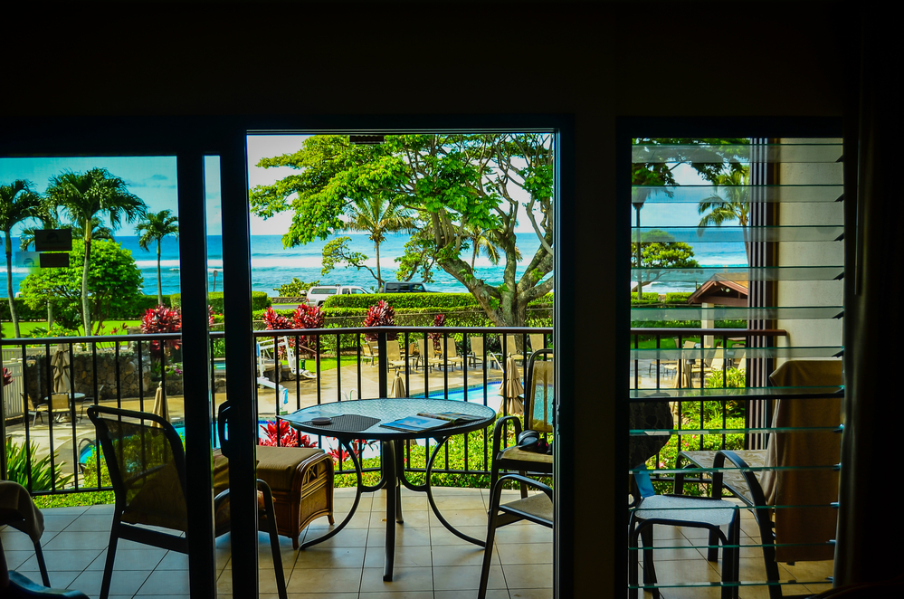 ocean view in Kauai condo rentals
