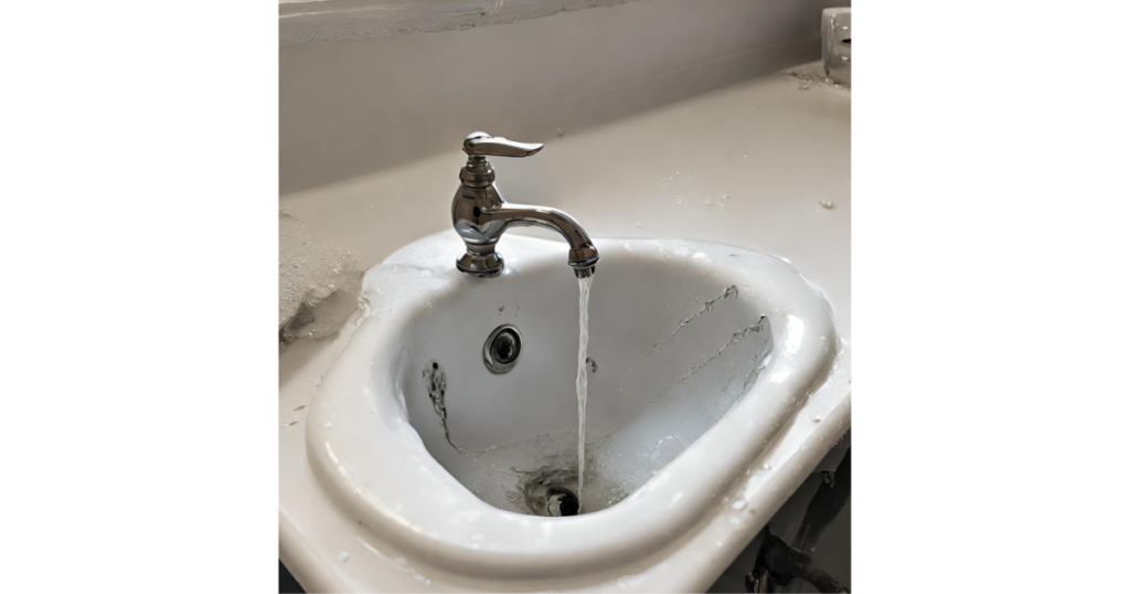 dirty sink