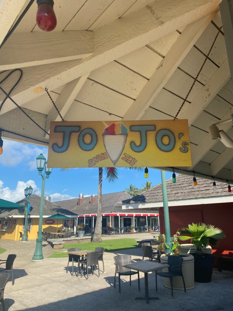 JoJos Kauai Shave ice