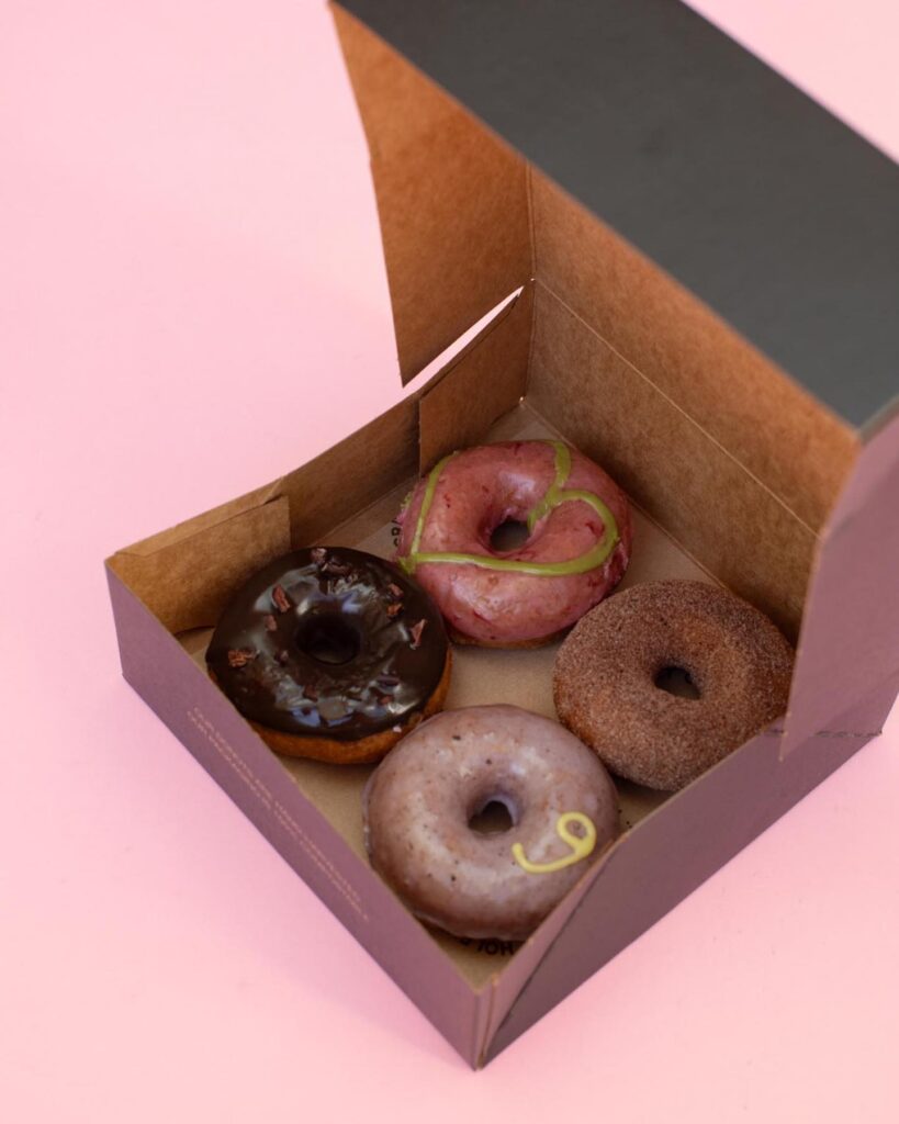 Holey Grail Donuts 4 pack box