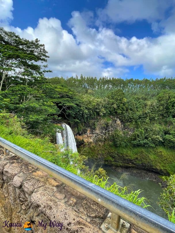 Wailua Falls on Kauai, Hawaii